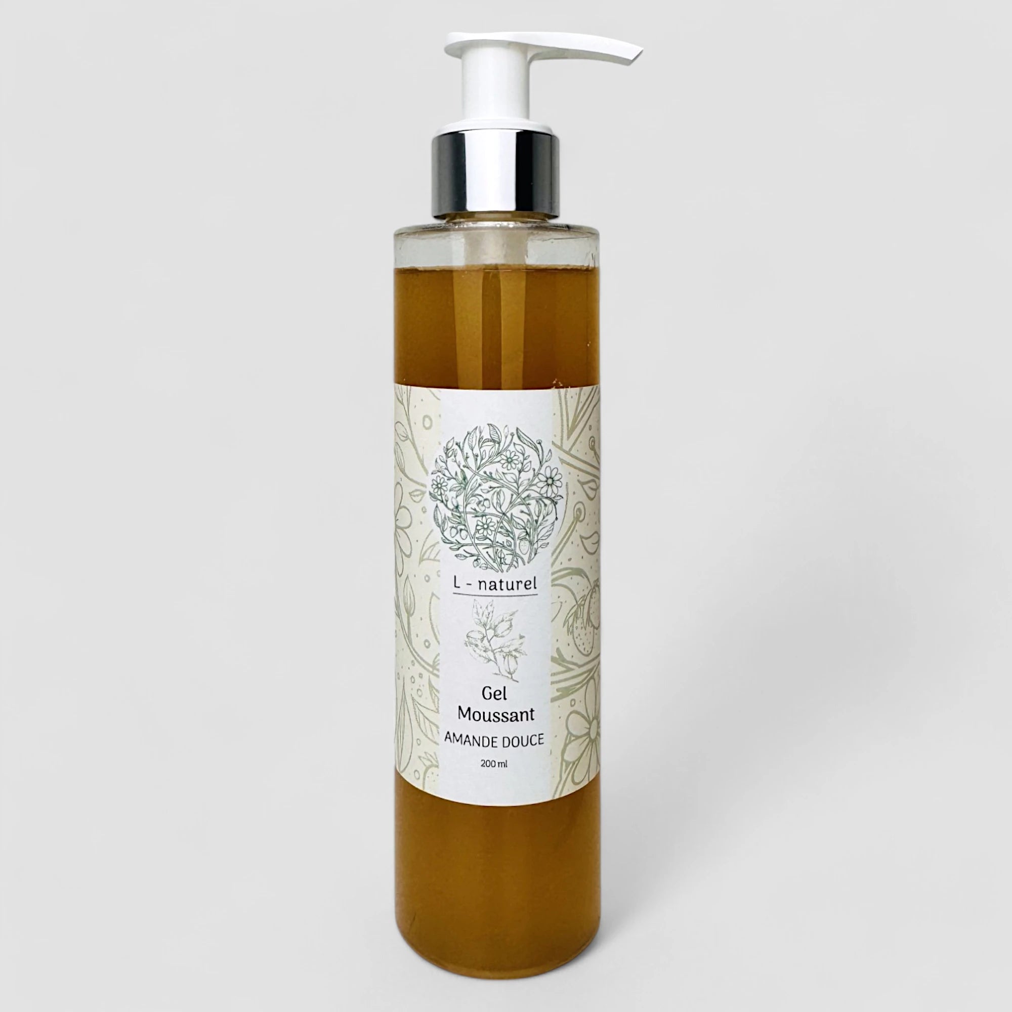 Gel moussant, nettoyant, peau grasse, peau mixte, amande douce
